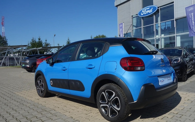 Citroen C3 cena 46900 przebieg: 80145, rok produkcji 2019 z Piła małe 379